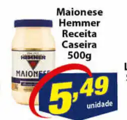 Maionese Hemmer Receita Caseira 500g