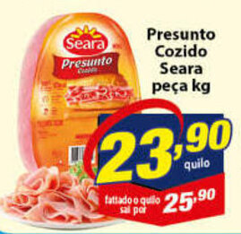Vencedor Atacadista Presunto Cozido Seara peca 1kg oferta