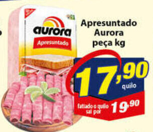 Vencedor Atacadista Apresuntado Aurora peca 1kg oferta