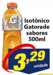 Vencedor Atacadista Isotonico Gatorade sabores 500ml oferta