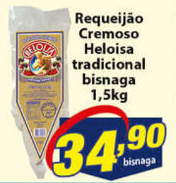 Vencedor Atacadista Requeijao Cremoso Heloisa Tradicional bisnaga 1.5kg oferta