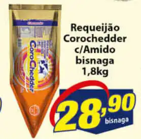 Vencedor Atacadista Requeijao Corochedder c/ Amido bisnaga 1.8kg oferta