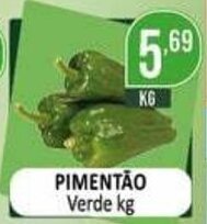 Dovale Pimentao Verde 1kg oferta
