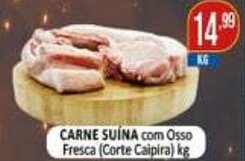 Dovale Carne Suina com osso fresca 1kg oferta