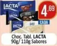 Choc. Tabl. Lacta 90g/100g sabores