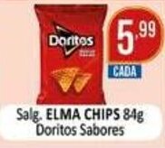 Salg. Elma Chips 84g Doritos Sabores