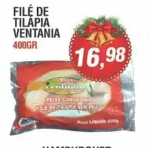 Supermercados Rena File de Tilapia Ventania 400g oferta