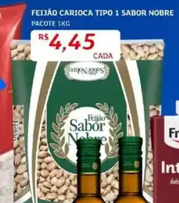 Feijão carioca tipo 1 sabor nobre