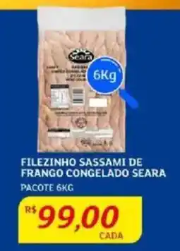 Filezinho sassami de frango congelado seara