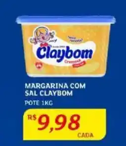 Assaí Atacadista Margarina com sal claybom pote oferta