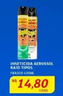 Assaí Atacadista Inseticida aerossol raid tipos oferta