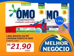 Assaí Atacadista Lava-roupas em pó lavagem perfeita omo oferta