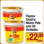 Max Atacadista Paçoca - caseira nbonn pote com 50 oferta