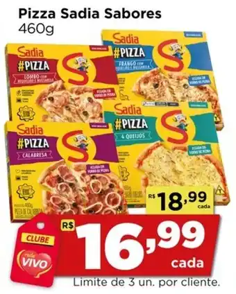 Rede Vivo Pizza Sadia Sabores oferta