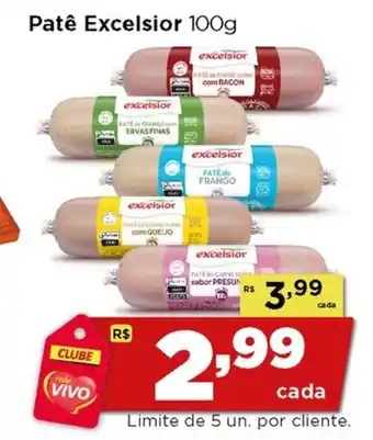 Rede Vivo Patê Excelsior oferta