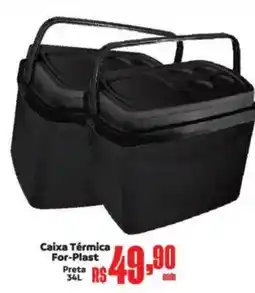 Supermercados Mateus Caixa Térmica For-Plast Preta oferta