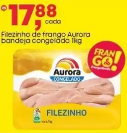 Frangolândia Filezinho de frango Aurora bandeja congelada oferta
