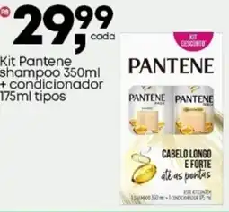 Kit Pantene shampoo + condicionador tipos