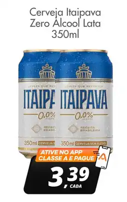 Delta Supermercados Cerveja Itaipava Zero Álcool Lata oferta