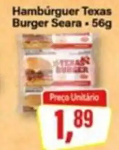 Rede Supermarket Hambúrguer Texas Burger Seara oferta