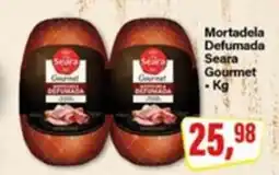 Rede Supermarket Mortadela Defumada Seara Gourmet oferta