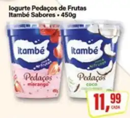 Rede Supermarket logurte Pedaços de Frutas Itambé Sabores oferta