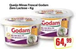 Rede Supermarket Queijo Minas Frescal Godam Zero Lactose oferta