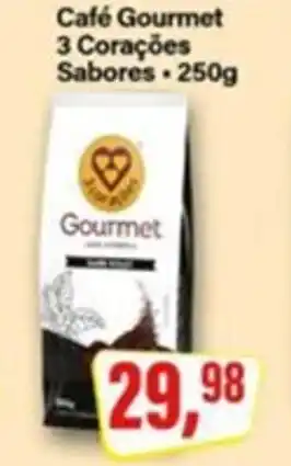 Rede Supermarket Café Gourmet 3 Corações Sabores. oferta