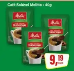 Rede Supermarket Café Solúvel Melitta oferta
