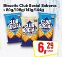 Rede Supermarket Biscoito Club Social Sabores oferta