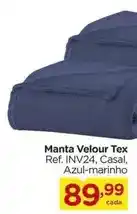 Carrefour Manta velour tex oferta