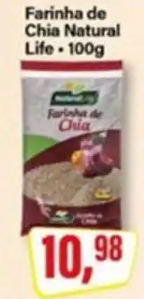 Rede Supermarket Farinha de Chia Natural Life oferta