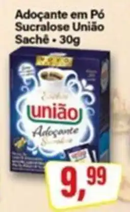 Rede Supermarket Adoçante em Pó Sucralose União Sache. oferta