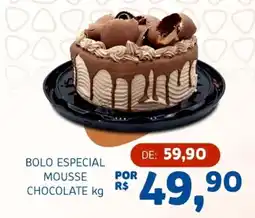 Bolo especial mousse chocolate