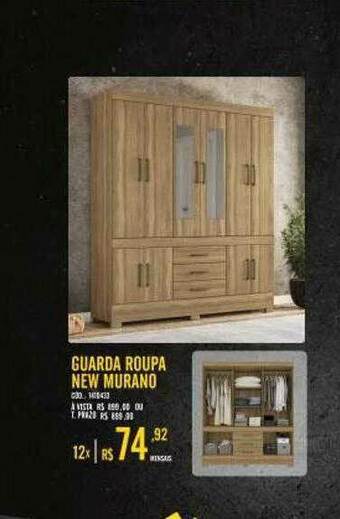 Zema Guarda Roupa New Murano oferta