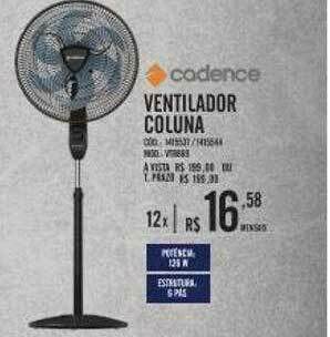 Cadence Ventilador Coluna