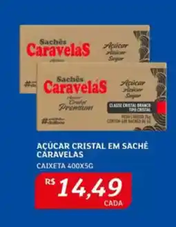 Assaí Atacadista Açúcar cristal em sache caravelas oferta