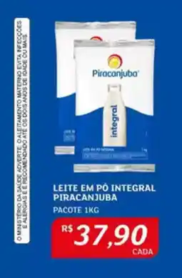 Assaí Atacadista Leite em pó integral piracanjuba pacote oferta