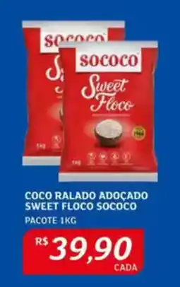 Assaí Atacadista Coco ralado adoçado sweet floco sococo pacote oferta