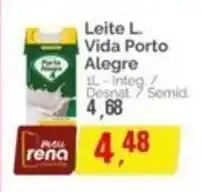 Supermercados Rena Leite L Vida Porto Alegre oferta