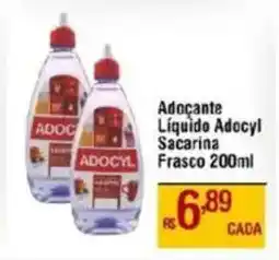 Max Atacadista Adoçante Líquido Adocyl Sacarina Frasco oferta