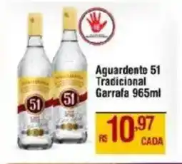 Max Atacadista Aguardente 51 Tradicional Garrafa oferta