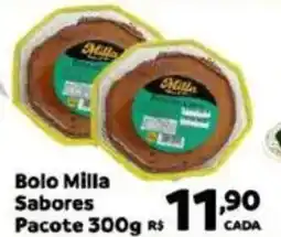 Max Atacadista Bolo Milla Sabores Pacote oferta