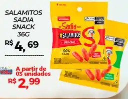 Salamitos sadia snack