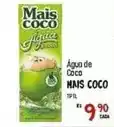 Muffato Mais coco - água de coco oferta
