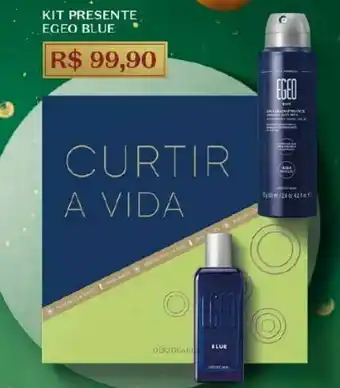 O Boticário Kit presente egeo blue oferta
