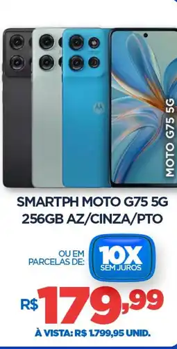 DB Supermercados Smartph moto g75 5g 256gb az/cinza/pto oferta