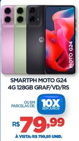 DB Supermercados Smartph moto g24 4G 128GB GRAF/VD/RS oferta