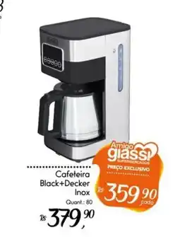 Giassi Supermercados Cafeteira Black+Decker Inox Quant.: 80 oferta