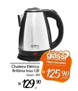 Giassi Supermercados Chaleira Elétrica Britânia Inox oferta